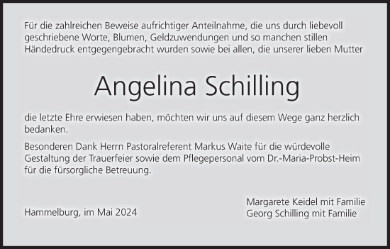 Anzeige von Angelina Schilling von MGO