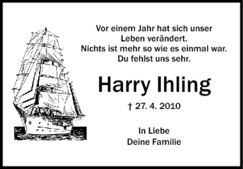 Anzeige von Harry Ihling von MGO