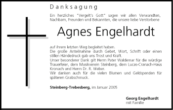 Anzeige von Agnes Engelhardt von MGO
