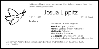 Anzeige von Josua Lippitz von MGO