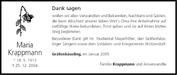 Anzeige von Maria Krappmann von MGO