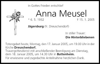 Anzeige von Anna Meusel von MGO