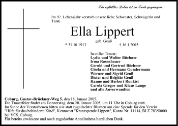 Anzeige von Ella Lippert von MGO
