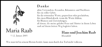 Anzeige von Maria Raab von MGO