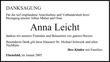 Anzeige von Anna Leicht von MGO
