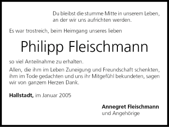 Anzeige von Philipp Fleischmann von MGO