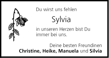 Anzeige von Sylvia  von MGO