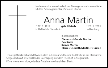 Anzeige von Anna Martin von MGO