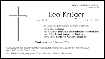 Anzeige von Leo Krüger von MGO