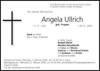 Anzeige von Angela Ullrich von MGO
