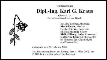 Anzeige von Karl Kraus von MGO