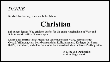 Anzeige von Christian  von MGO