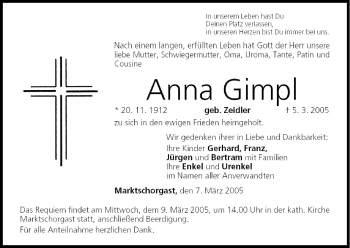Anzeige von Anna Gimpl von MGO