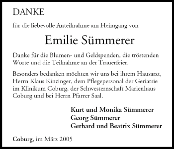 Anzeige von Emilie Sümmerer von MGO