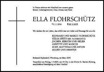 Anzeige von Ella Flohrschütz von MGO