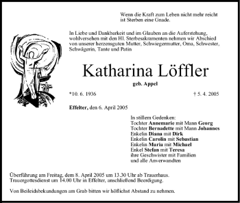 Anzeige von Katharina Löffler von MGO