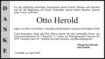 Anzeige von Otto Herold von MGO