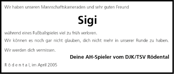 Anzeige von Sigi  von MGO