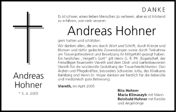 Anzeige von Andreas Hohner von MGO