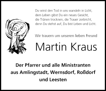 Anzeige von Martin Kraus von MGO