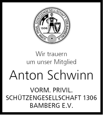 Anzeige von Anton Schwinn von MGO