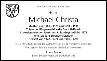 Anzeige von Michael Christa von MGO