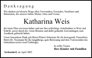 Anzeige von Katharina Weis von MGO