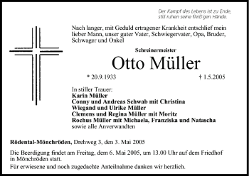 Anzeige von Otto Müller von MGO
