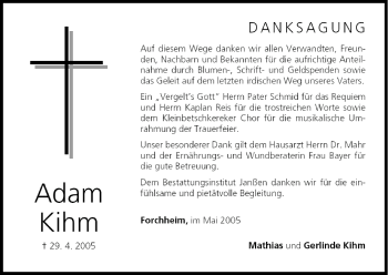 Anzeige von Adam Kihm von MGO