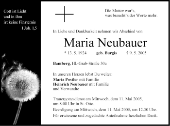 Anzeige von Maria Neubauer von MGO