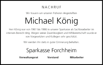 Anzeige von Michael König von MGO