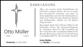 Anzeige von Otto Müller von MGO