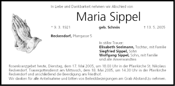Anzeige von Maria Sippel von MGO