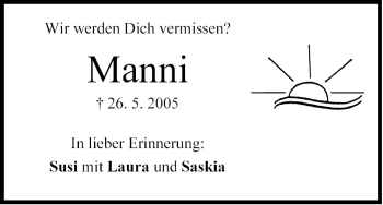 Anzeige von Manni  von MGO