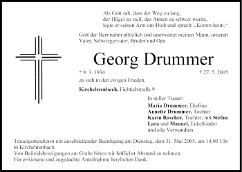 Anzeige von Georg Drummer von MGO