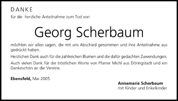 Anzeige von Georg Scherbaum von MGO