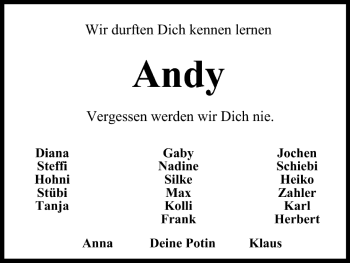 Anzeige von Andy  von MGO