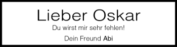Anzeige von Oskar  von MGO