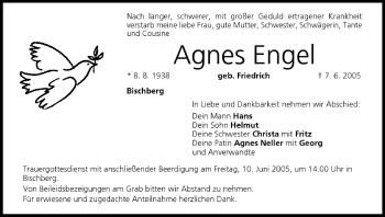 Anzeige von Agnes Engel von MGO