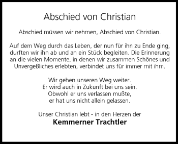 Anzeige von Christian  von MGO