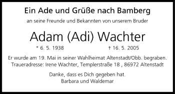 Anzeige von Adam Wachter von MGO