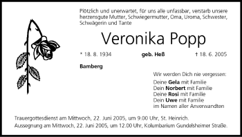 Anzeige von Veronika Popp von MGO