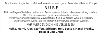 Anzeige von Bube  von MGO