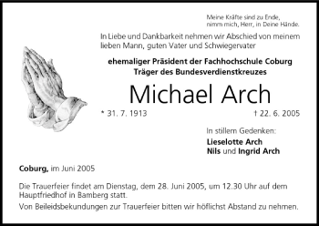 Anzeige von Michael Arch von MGO