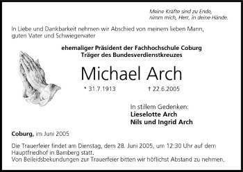 Anzeige von Michael Arch von MGO