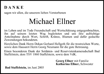 Anzeige von Michael Ellner von MGO