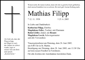 Anzeige von Mathias Filipp von MGO