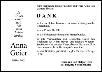 Anzeige von Anna Geier von MGO