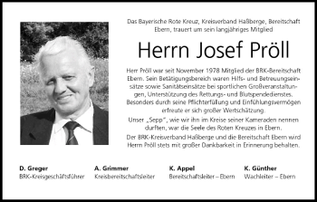 Anzeige von Josef Pröll von MGO