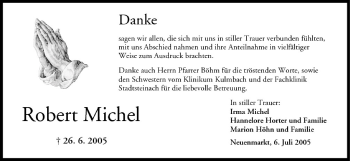 Anzeige von Robert Michel von MGO